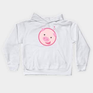 Picky Pinky Piggy Kids Hoodie